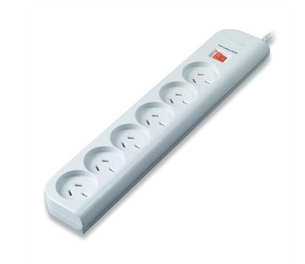  6-Outlet  Power Economy Surge Protector (2M) Power board  